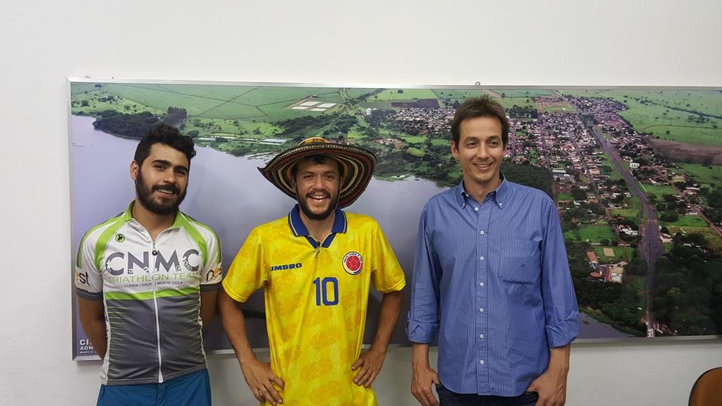 Daniel Echeverri, Daniel Pineda e Endrigo Bertin