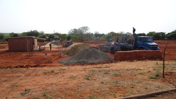 Obras da Creche em Laranjeiras.
