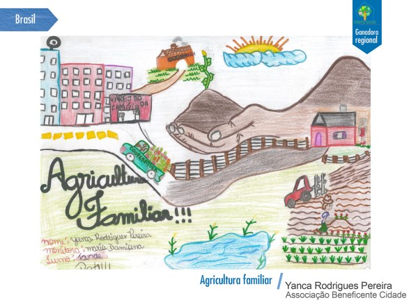 Desenho feito pela colombiense Yanca Pereira