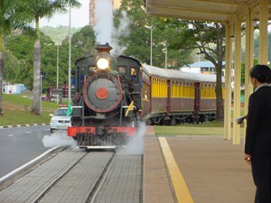 Maria Fumaça para turismo.
