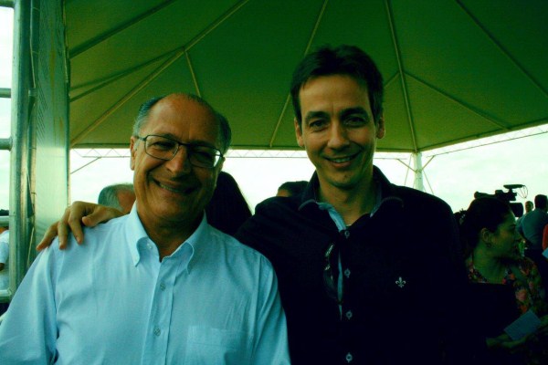 Governador Geraldo Alckmin e o Prefeito Endrigo Bertin