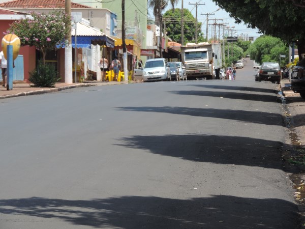 Rua Antônio Prado após recape